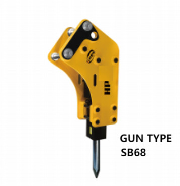 Type d'arme applicable Excavateur de roche Dégraisseur hydraulique ALLOI d'acier SB 68 4-6 TON