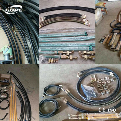 Pièces de rupture de l'excavateur tuyauterie flexible tuyau rigide tuyau d'acier assemblage tête pièces tuyauterie de soudage